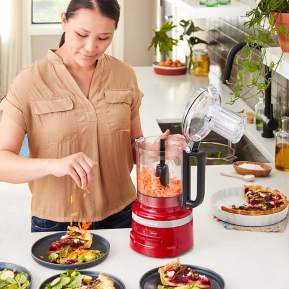 image 1 of KitchenAid 2.1L Empire Red Food Processor