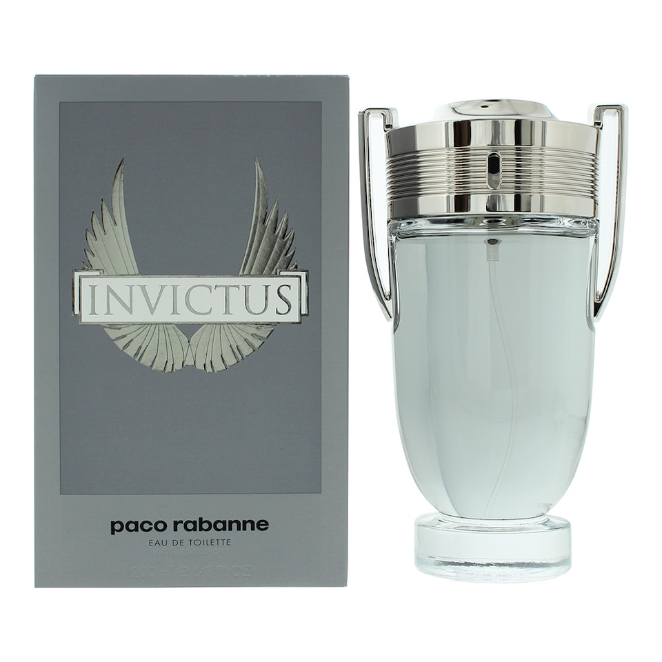 image 1 of Paco Rabanne Invictus Eau de Toilette 200ml Spray for Him | Grey | Multi | 200ml