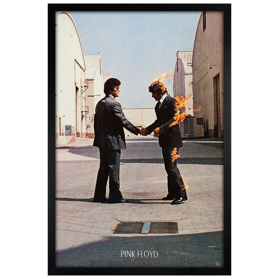 image 1 of Black Wooden Framed Pink Floyd Wish You Were Here Maxi Poster Framed Poster