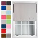 image 1 of Cut to Size Blackout Roller Blind with Square Eyelets | Custom Fit Window Blind by Furnished
