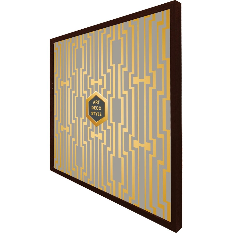 image 1 of Art deco style (Picutre Frame) Black | M