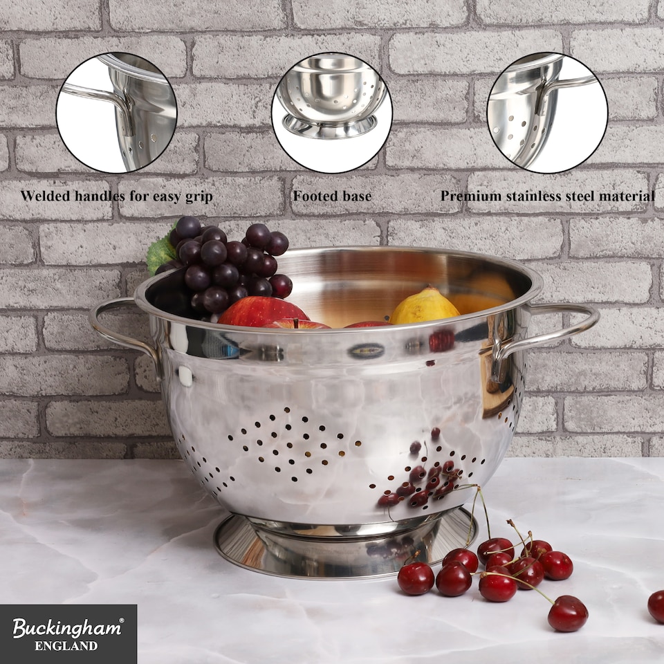 image 1 of Buckingham Deep Colander / Strainer 7 L / 28 cm.