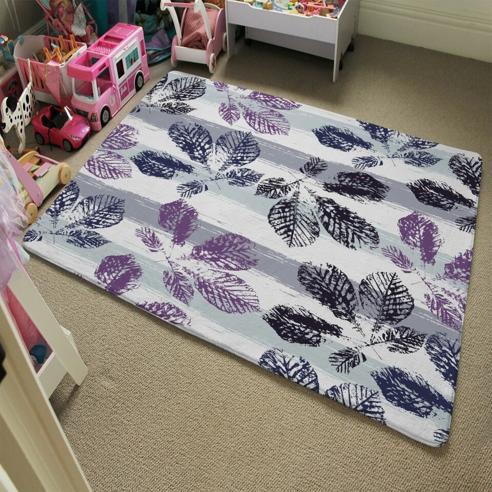 image 1 of Imprint of plant (Rug) Multi | Small: 60x110cm