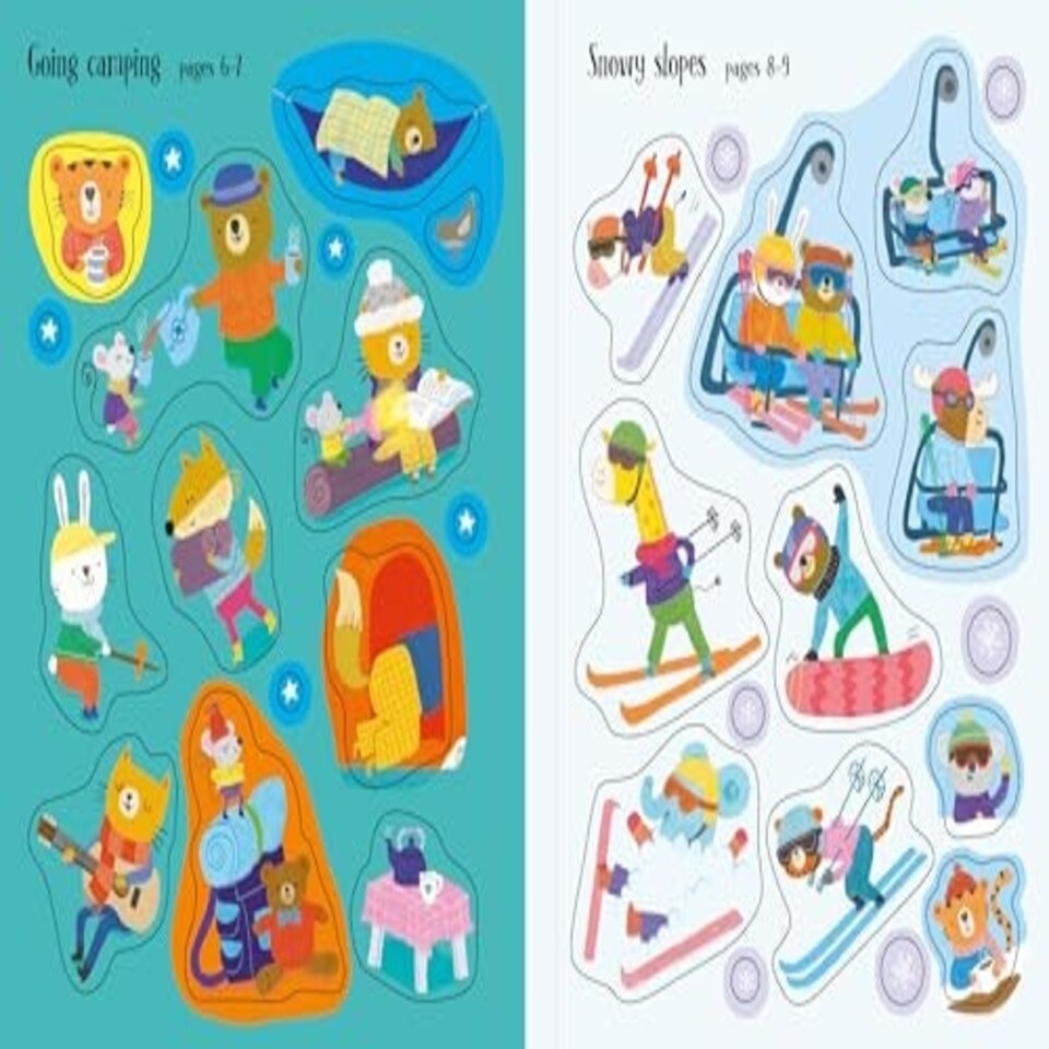 image 1 of First Sticker Book Holiday - Books - 9781805075295