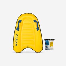 Decathlon Kids' Discovery Inflatable Bodyboard - Yellow 4-8 years (15-25 kg)