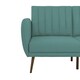 image 4 of Brittany Sofa Bed in Light Blue fabric Blue | LIGHT BLUE LINEN