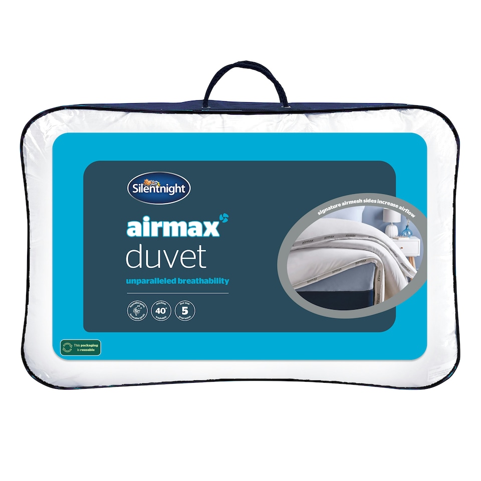 image 1 of Silentnight Airmax 10.5 Tog Duvet, Double