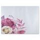 image 1 of Pink Floral Glass Chopping Board | Multi