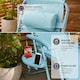 image 7 of Set of 2 Zero Gravity Reclining Foldable Garden Chairs Sun Loungers