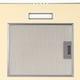 image 4 of SIA CGH60CR 60cm Cream Curved Glass Chimney Cooker Hood Kitchen Extractor Fan