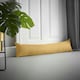 image 1 of Velvet Chenille Draught Excluder - 90cm x 15cm x 15cm - Ochre