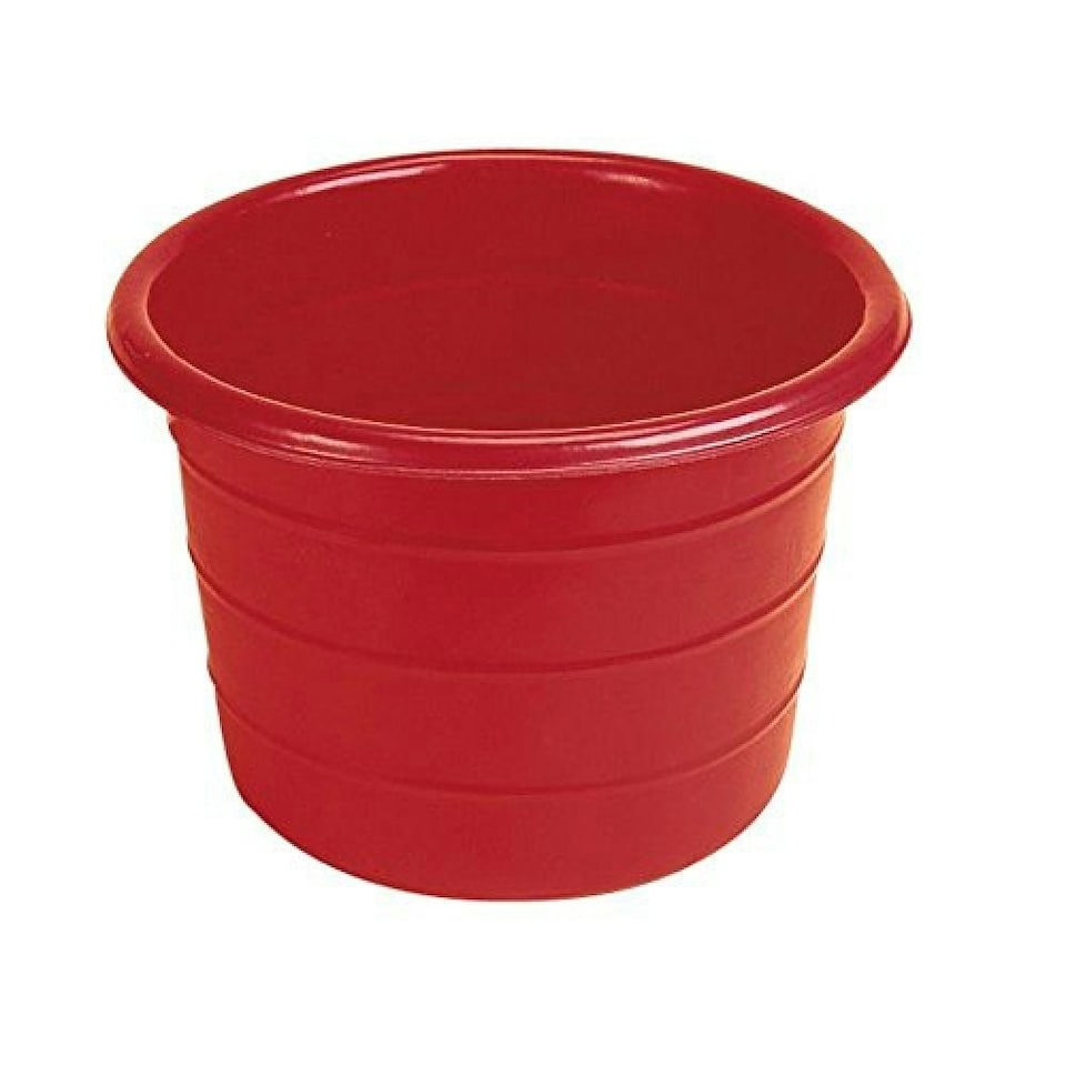 Stubbs Feed Bin/Water Butt - Red - One Size