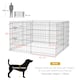 image 2 of PawHut 8-Panel DIY Dog Pen with Door for Indoor/Outdoor Use, 76cm High