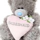 image 4 of Bridesmaid Love Heart Tatty Teddy Bear