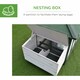 image 5 of PawHut Chicken Coop Hen Poultry House w/ Nesting Box Outdoor Run Patio Wooden