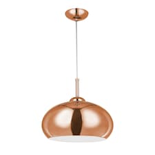Interiors by Premier Osborn Pendant Light with Copper Finish