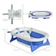 image 7 of HOMCOM Foldable Baby Bath Tub Ergonomic with Temperature-Induced Water Plug