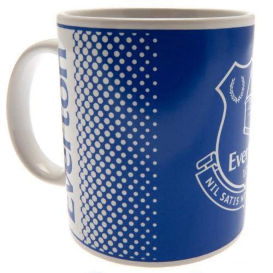 image 1 of Everton FC Fade Crest Mug - Blue/White - One Size