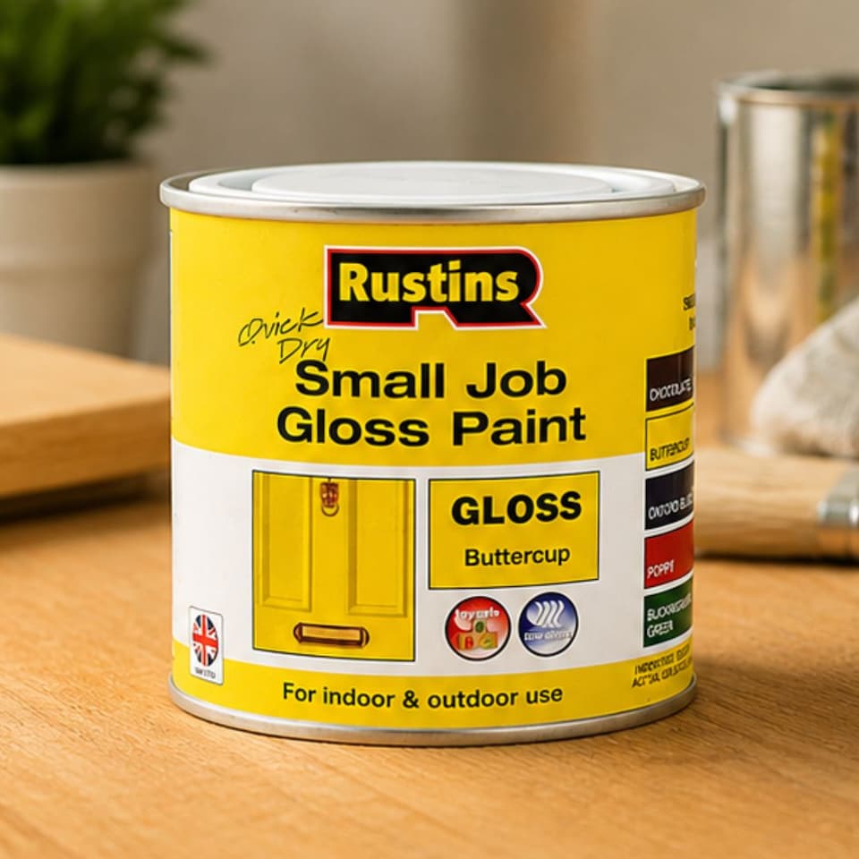 image 1 of Rustins - Quick Dry Small Job Gloss Paint Buttercup 250ml