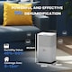 image 7 of HOMCOM 10L/Day Portable Quiet Dehumidifier for Home, Electric Air De-Humidifier