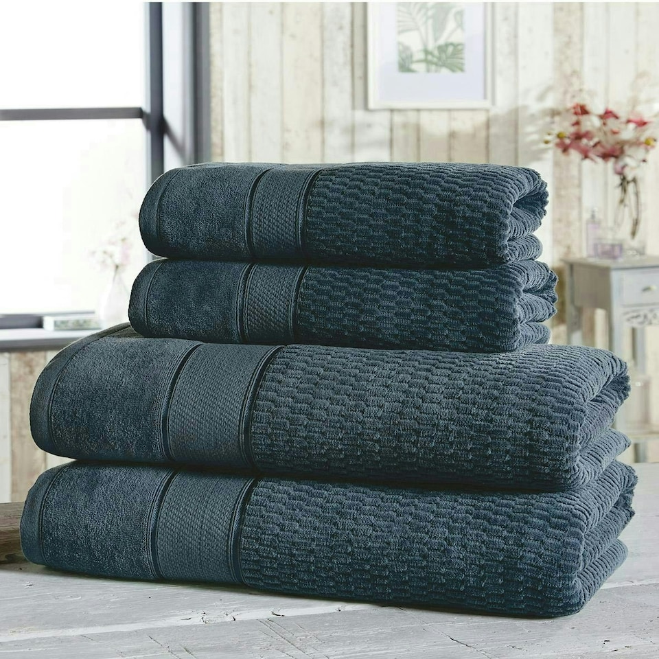 image 1 of Royal Velvet 6 pc Denim Towel Bale