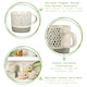 image 3 of Nicola Spring Ceramic Dipped Dots Coffee Mugs - 385ml - 4 Colours Multi