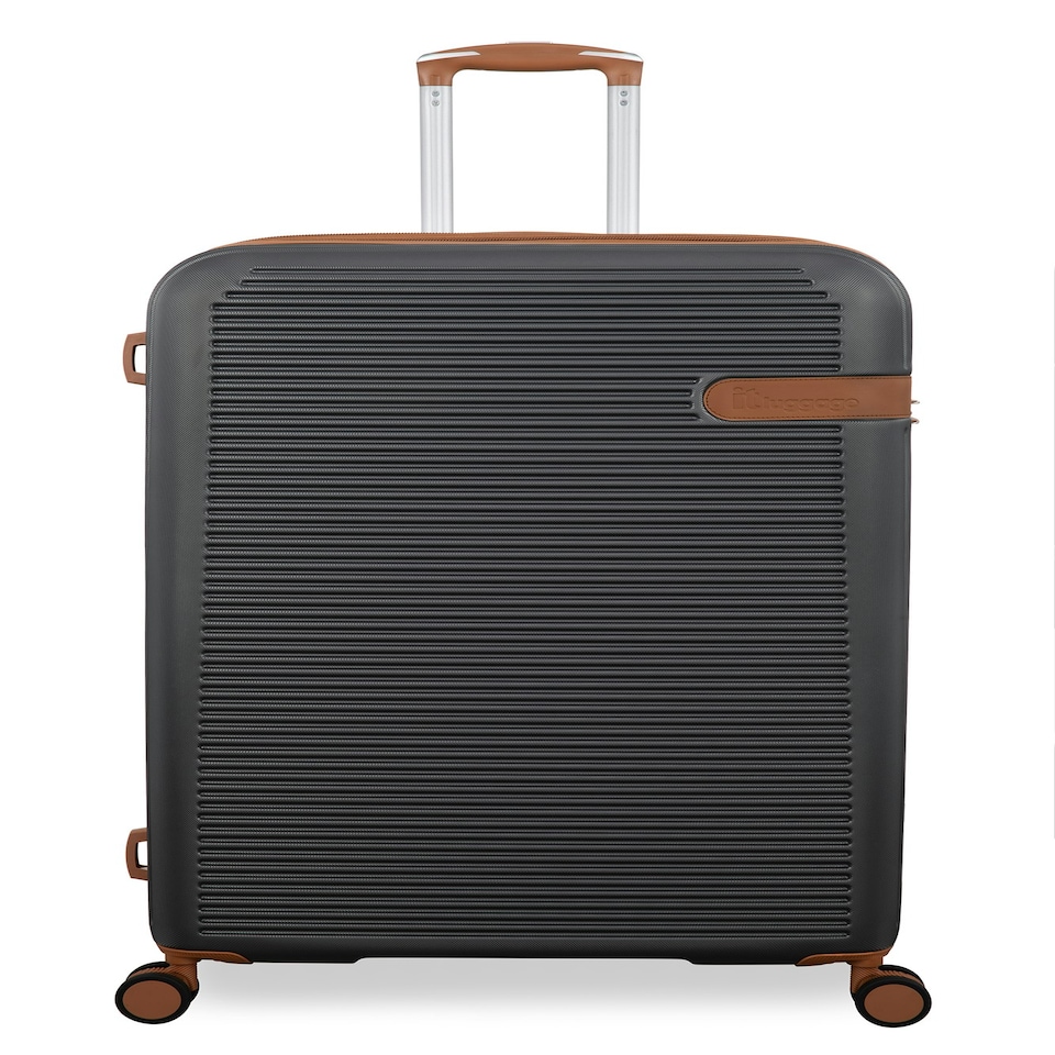 image 1 of IT Luggage Clarify Charcoal Large Suitcase with TSA Lock Grey | Large