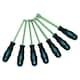 image 3 of 7pc Extra Long Metric Hex Nut Drivers Spinners Sockets 5mm - 13mm Soft Grip