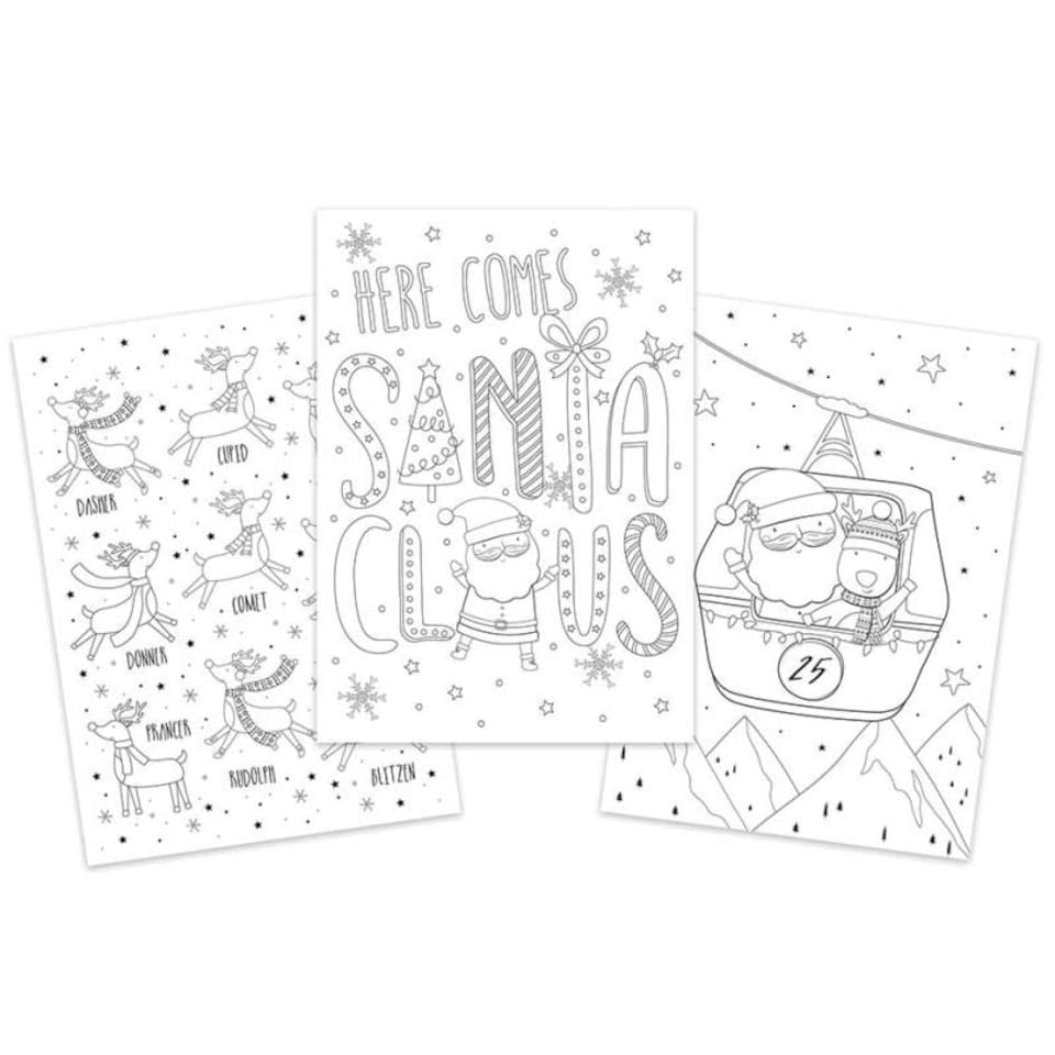 image 1 of Christmas 80 Pages Premium Colouring Book