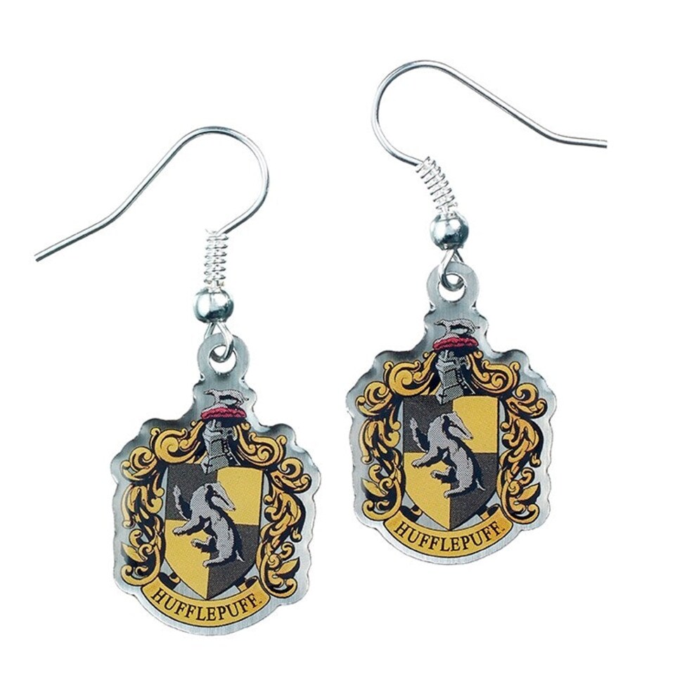 image 1 of Harry Potter Hufflepuff Crest Earrings WE0024