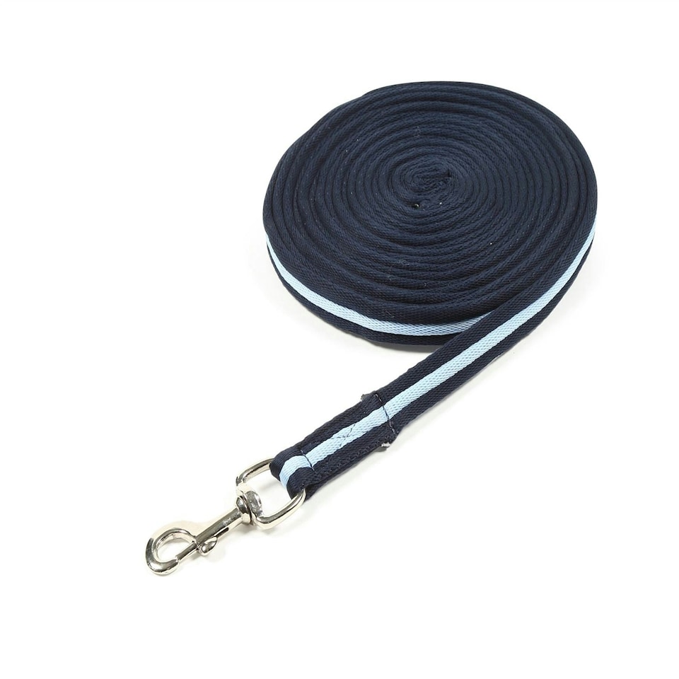 image 1 of Shires Wessex Soft Feel Lunge Line Blue | 8 Metre/26 Inch