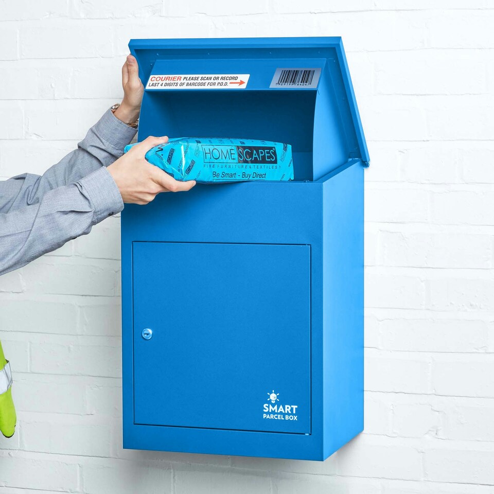 image 1 of SMART PARCEL BOX® Medium Front Access Blue Blue