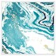 image 1 of Blue marble (Picture Frame) White | XS