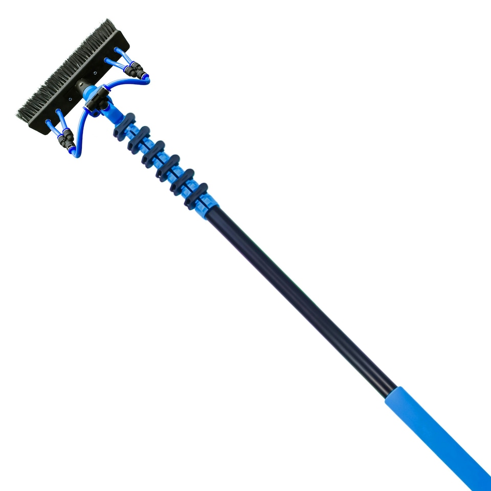 image 1 of Aquaspray® 30ft Water-fed Telescopic Extendable Window Cleaning Pole Black