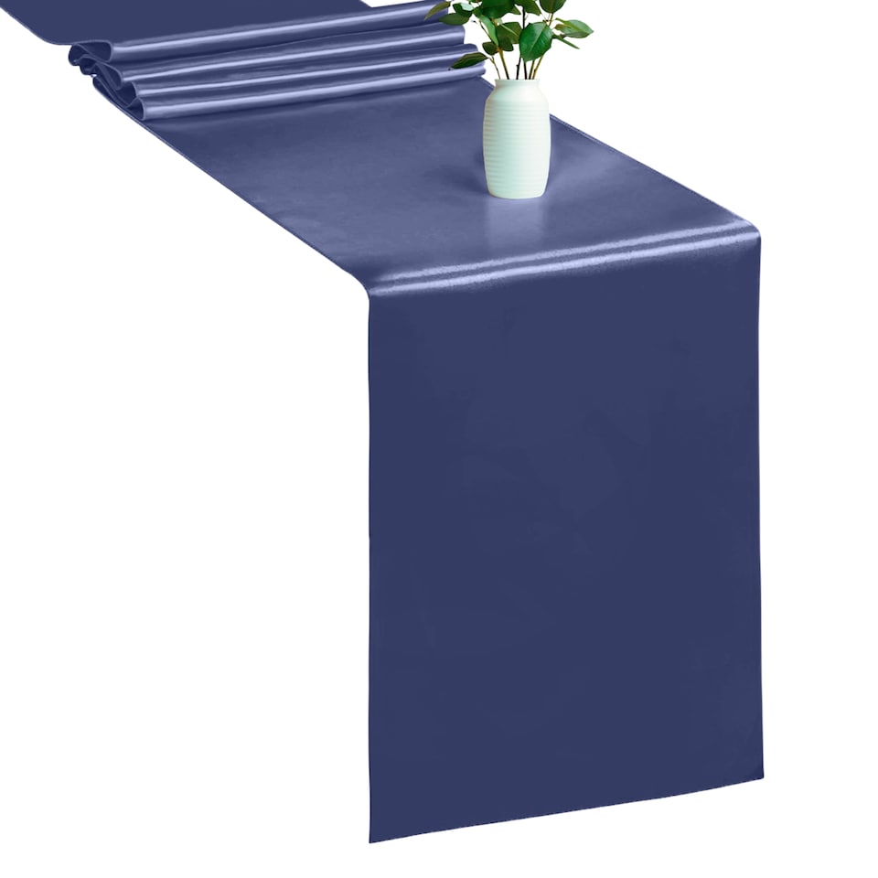 image 1 of Satin Table Runner for Dining Table - 11 x 108 Inch