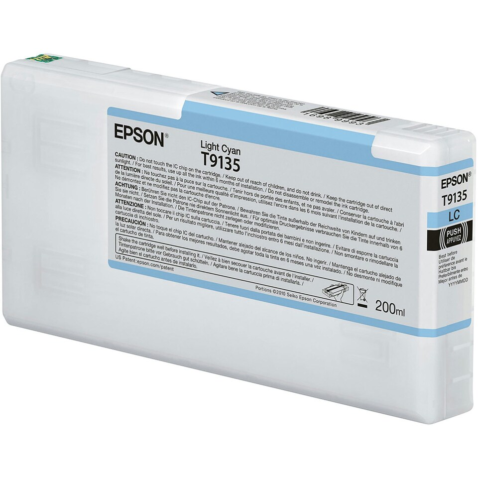 Epson T9135 Light Cyan Ink Cartridge 200ml - C13T913500 N/A
