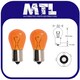 image 2 of Lucas LLB581 PY21W 12V 21W Car Bulb Twin Pack Indicator Marker Signal Light Amber