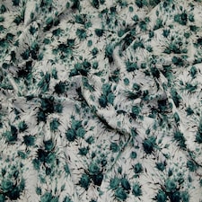 Green Cotton Lawn Fabric for Dressmaking, 140cm / 55" Wide - per metre