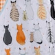 image 4 of Ulster Weavers Cats In Waiting Apron - PVC/Oilcloth Orange