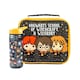 image 1 of Harry Potter Chibi Lunch Bag and Bottle Set - Black/Yellow - One Size