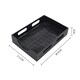 image 5 of Living and Home Black Steel Pull-Out Bowl Rack for Kitchen Storage