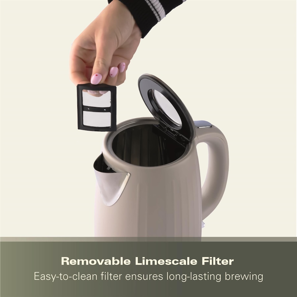 image 1 of Hamilton Beach Harmony 1.7L Kettle Cappuccino