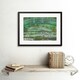 image 2 of Claude Monet Lillies Japanese Footbridge 1899 12x16" Framed Wall Art Print
