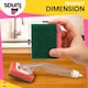 image 2 of spunj 2pk Liquid Handle Sponges with 6 Refill Heads – Built-In Soap Dispenser for Easy Dishwashing & Replaceable Heads