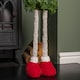image 8 of 76cm Red and White Christmas Tree Standing Gonk with Striped Hat and Extendable Legs