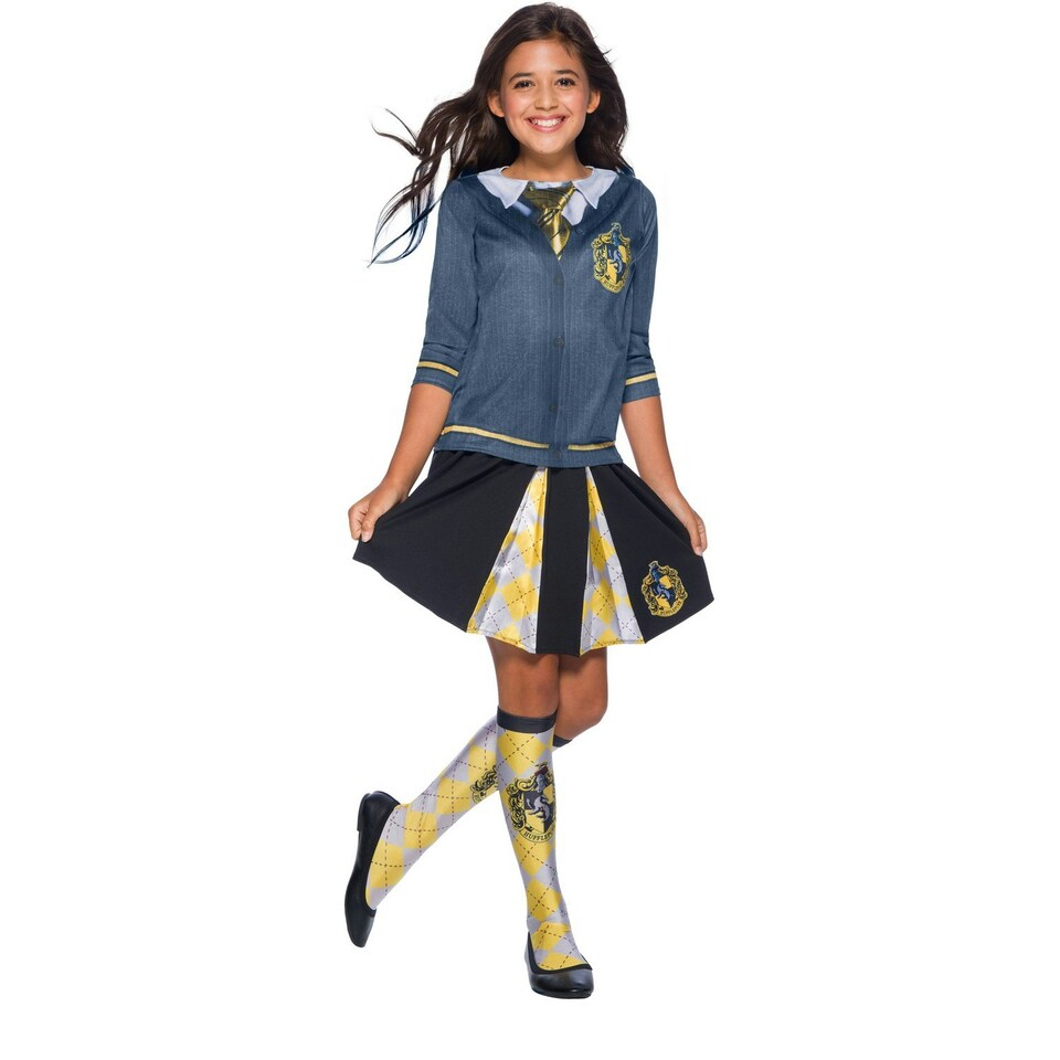 image 1 of Harry Potter Childrens/Kids Hufflepuff Socks - Yellow/Silver - 6 UK Child-11 UK Child Yellow | 6