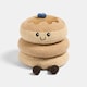 image 1 of OHS Sweetie Pie Filled Novelty Scatter Cushion Soft Fleece Toy Pillow | Brown | Maple the Pancake