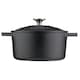 image 1 of Cooks Professional Cast Iron Casserole 20cm | 2.8L Capacity | Enamelled Inside and Out | Matte Black