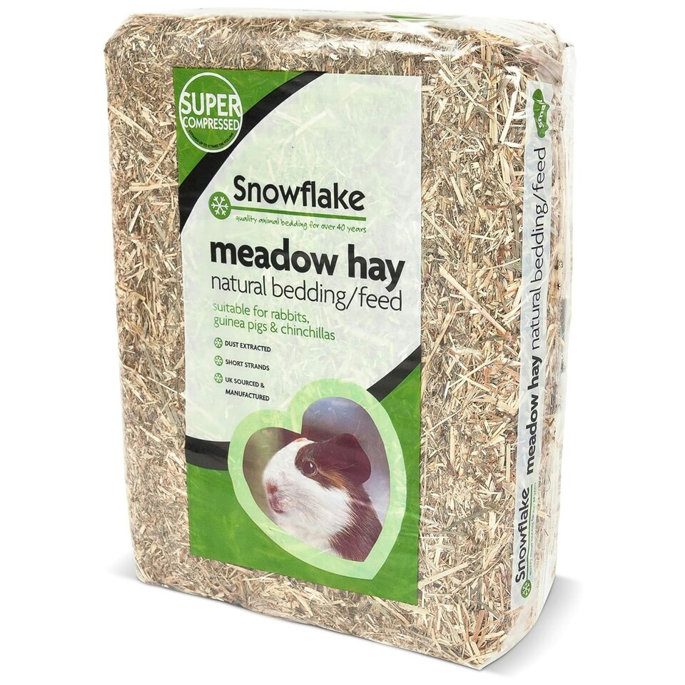 image 1 of 3kg (2 Bags) Fresh Natural Premium Dried Meadow Hay Grass Great For Small Animals