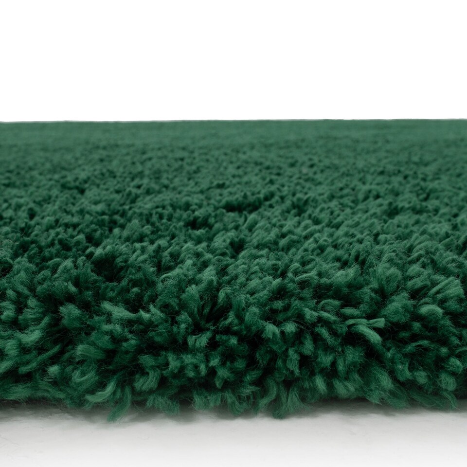 image 1 of KUKOON Forest Green Super Soft Shaggy Rug 160cm x 230cm